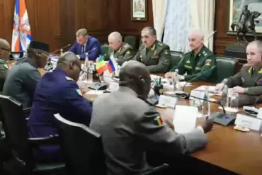 Russian Defense Minister Belousov Meets with Malian Counterpart, Congratulates on Promotion