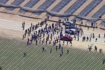ICE Raid on California Cannabis Farm Turns Violent as Protester Fires on Federal Agents, Tear Gas Used