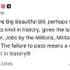 President Trump Intensifies Pressure on Senate Republicans to Pass Tax and Spending Bill, Warns of 'Whopping 68 Percent' Tax Increase for Families