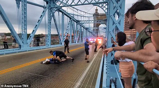 Violent Clashes Erupt on Roebling Bridge During Anti-ICE Protest, Leading to Arrests and Officer on Leave