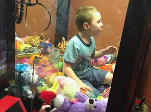 Young Boy Trapped in Claw Machine at Mason Community Center, Ohio; Surveillance Footage Shows Incident