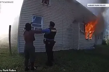 Heroic Rescue in Asbury Park as 8-Year-Old Leaps from Burning Home
