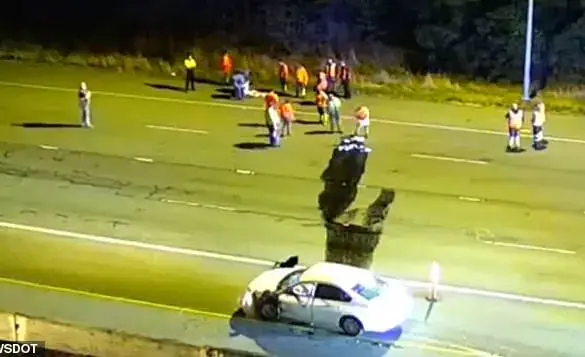 Intoxicated Driver's Crash Into Construction Zone With Radioactive Materials Closes Washington Highway