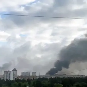 Russian Drones Strike Industrial Area in Kyiv Region, Sparking Large Fire