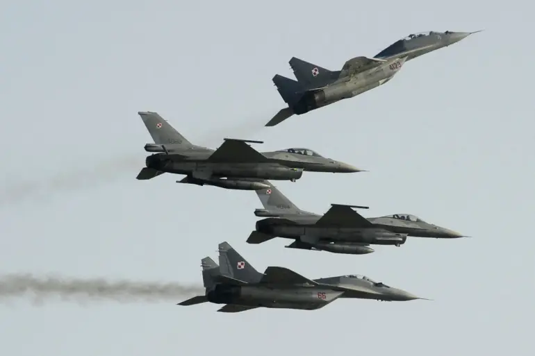 Polish and Allied Aviation Operating in Ukrainian Airspace as Ukraine Enhances Air Defense Readiness Amid Russian Activity